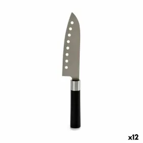 Virtuves Nazis Kinvara Melns Sudrabains Nerūsējošais tērauds Plastmasa 5 x 30 x 2,5 cm (12 gb.)