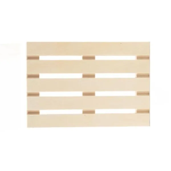 Snack tray Gift Decor Brown Wood 40 x 2 x 60 cm (12 Units)