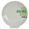 Плоская тарелка Organic Фарфор Набивной 24,4 x 2,6 x 24,4 cm (10 штук)