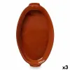 Oven Dish La Dehesa Baked clay 56 x 7,5 x 32 cm (3 Units)
