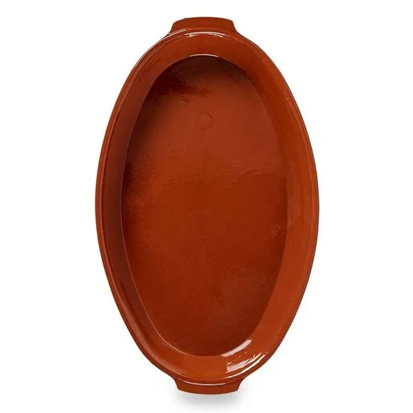 Oven Dish La Dehesa Baked clay 56 x 7,5 x 32 cm (3 Units)