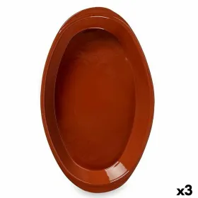 Oven Dish La Dehesa Baked clay 45 x 6,5 x 27 cm (3 Units)
