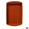 Oven Dish La Dehesa Baked clay 40 x 5 x 26,5 cm (4 Units)