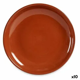Flat Plate La Dehesa Baked clay 23 x 2 x 23 cm Meat (10 Units)