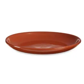 Flat Plate La Dehesa Baked clay 23 x 2 x 23 cm Meat (10 Units)