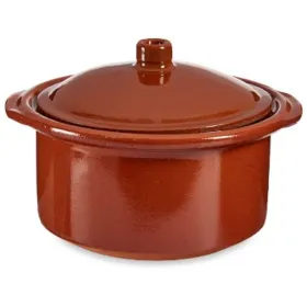 Kastrolis ar Vāku La Dehesa Cepts māls 1,5 L 22 x 14,5 x 20 cm (4 gb.)
