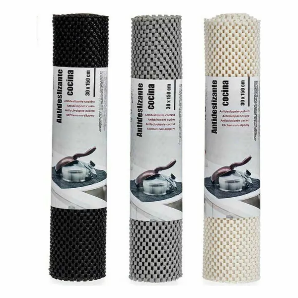 Non-slip Mat Kinvara Rubber Plastic 30 x 150 cm (24 Units)