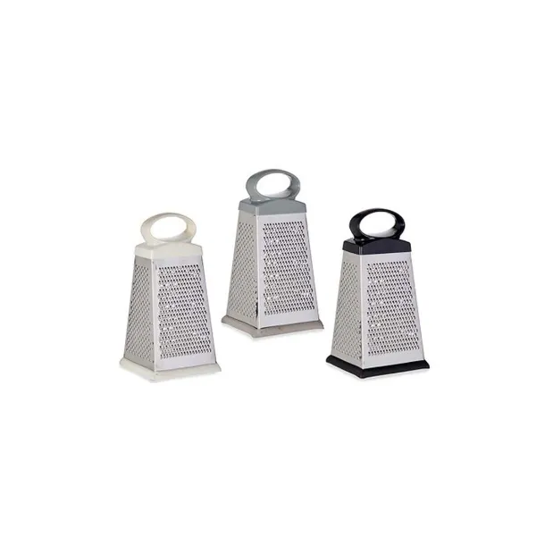 Grater Kinvara White Black Grey Silver Rubber Stainless steel Plastic 11,5 x 22,5 x 10 cm (24 Units)