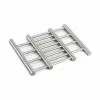 Table Mat Kinvara Silver Stainless steel 23 x 2 x 20 cm Extendable (12 Units)
