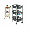 Передвижная тумба Stefanplast Белый Антрацитный Пластик 40 x 29,5 x 68,5 cm (44 Unidades)