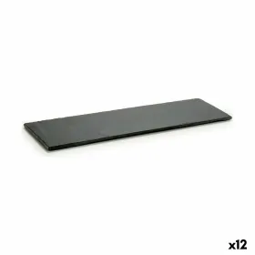 поднос для закусок Kinvara Чёрный 50 x 0,5 x 15 cm 15 x 0,5 x 50 cm (12 штук)