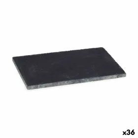 Uzkodu paplāte Kinvara Melns 10 x 0,5 x 15 cm 15 x 0,5 x 10 cm (36 Vienības)