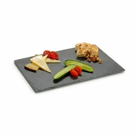 Snack tray Kinvara Black 30 x 0,5 x 20 cm (24 Units)