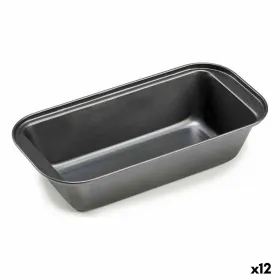 Stačiakampė liejimo forma Kinvara Tamsiai pilka Metalinis Anglies plienas 25 x 6,2 x 13 cm 13 x 6,2 x 25,3 cm (12 vnt.)