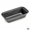 Rectangular Mould Kinvara Dark grey Metal Carbon steel 25 x 6,2 x 13 cm 13 x 6,2 x 25,3 cm (12 Units)
