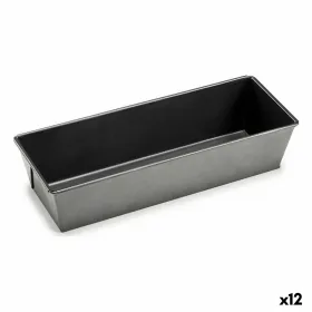 Taisnstūrveida Veidne Kinvara Tumši pelēks Metāls Karbona tērauds 11,5 x 7,7 x 31 cm (12 gb.)
