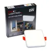 Recessed square LED panel "RONDA" 8W