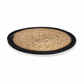 Tabletti Gift Decor Musta Luonnollinen Luonnonkuitu 30 x 1 x 30 cm (48 osaa)