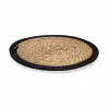 Tabletti Gift Decor Musta Luonnollinen Luonnonkuitu 30 x 1 x 30 cm (48 osaa)