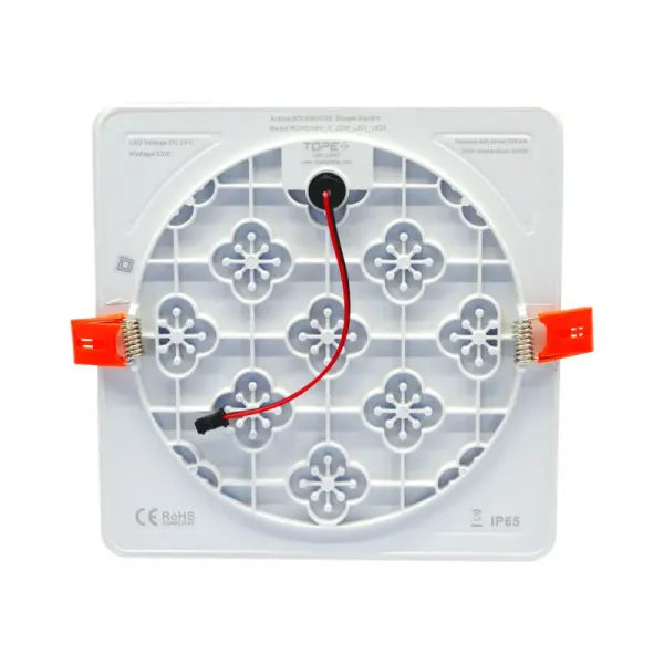 Recessed square LED panel "RONDA" 22W