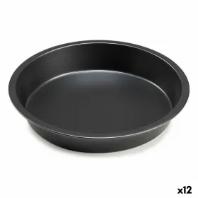 Oven Mould Kinvara Dark grey Metal Ø 28 cm 28 x 4,2 x 28 cm (12 Units)