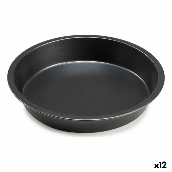 Форма для выпечки Kinvara Темно-серый Металл Ø 28 cm 28 x 4,2 x 28 cm (12 штук)