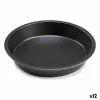Oven Mould Kinvara Dark grey Metal Ø 28 cm 28 x 4,2 x 28 cm (12 Units)
