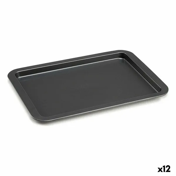Поддон для духовки Kinvara Серый Металл 48 x 3 x 33,5 cm (12 штук)