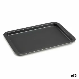 Orkaitės padėklas Kinvara Pilka Metalinis 25,3 x 2 x 37 cm (12 vnt.)
