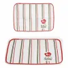 Stalo kilimėlis Kinvara Bon Appetit Balta Raudona 33 x 0,3 x 48 cm (12 vnt.)