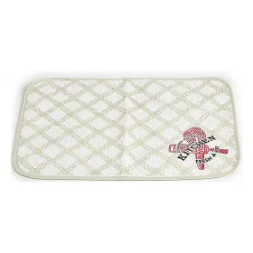 Table Mat Kinvara White Green 33 x 0,3 x 48 cm (12 Units)