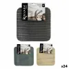 Neslystantis kilimėlis Kinvara Balta Tamsiai pilka Plastmasinis 32 x 32 cm Rinkinys 2 Dalys (24 vnt.)