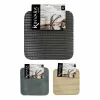 Neslystantis kilimėlis Kinvara Balta Tamsiai pilka Plastmasinis 32 x 32 cm Rinkinys 2 Dalys (24 vnt.)