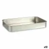 Roasting Tin Kinvara Silver Aluminium 28,5 x 6,5 x 46 cm 46 x 6,5 x 28,5 cm 46 x 7 x 28,5 cm (12 Units)