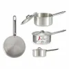 Saucepan with Lid Kinvara Silver Aluminium Ø 14 cm 1 L 28 x 9 x 16 cm 16 x 9 x 28 cm (10 Units)