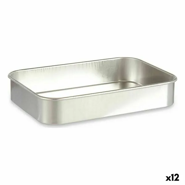 Paistovuoka Kinvara Hopeinen Alumiini 31 x 5,5 x 21,5 cm (12 osaa)