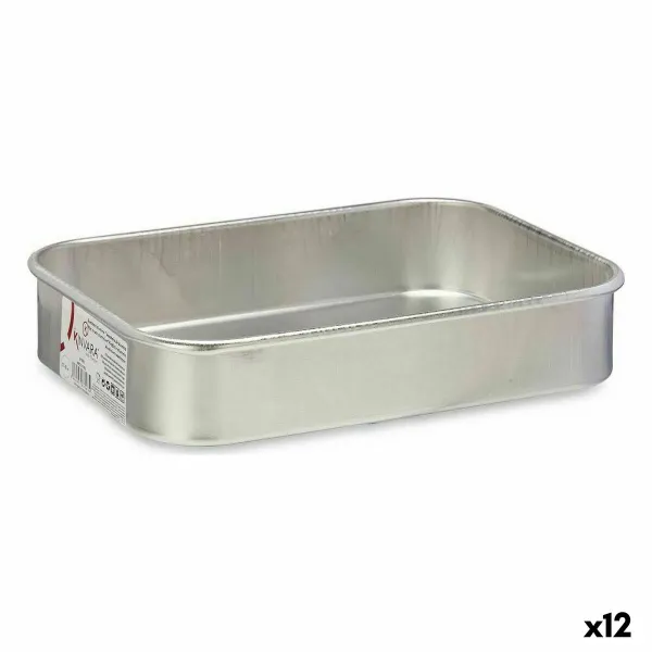 Cepamveidne Kinvara Sudrabains Alumīnijs Ø 18 cm 26 X 5 X 19 CM 19 x 5 x 26 cm (12 gb.)