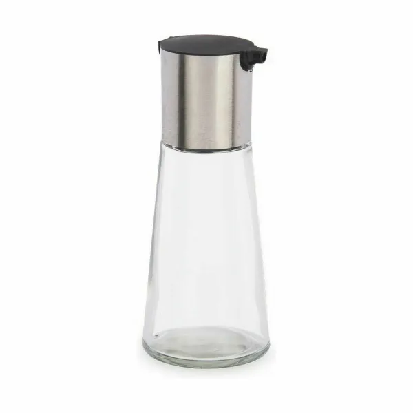 Indelis aliejui Vivalto Skaidrus Sidabras Metalinis stiklas Aliuminis polipropileno 230 ml 7 x 17 x 7 cm (24 vnt.)