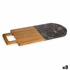 Leikkuulauta Kinvara Musta 18 x 1,5 x 38 cm (8 osaa)