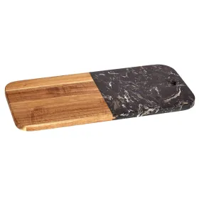Leikkuulauta Kinvara Musta 18 x 1,5 x 38 cm (8 osaa)