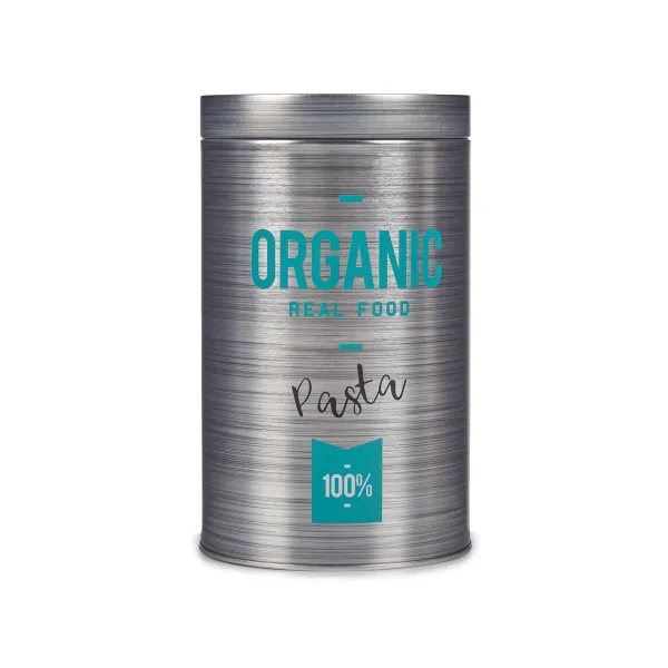 Tin Kinvara Organic Grey Tin 10,4 x 18,2 x 10,4 cm Paste (24 Units)