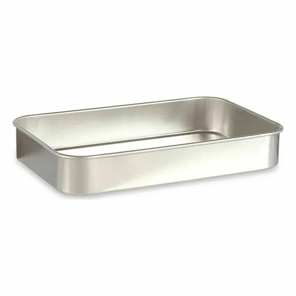 Roasting Tin Kinvara Silver Aluminium 23,5 x 6 x 36 cm 36 x 6 x 23,5 cm (12 Units)