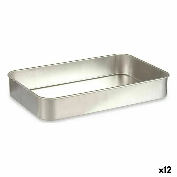 Жаровня Kinvara Серебристый Алюминий 41 x 6,5 x 26 cm (12 штук)