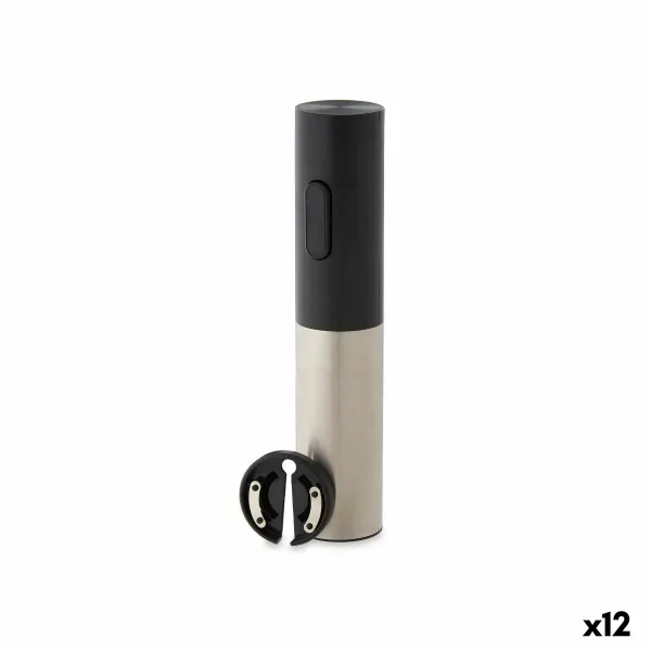 Electric Corkscrew for Wine Bottles Kinvara Steel Plastic 4,6 x 22,8 x 4,6 cm (12 Units)