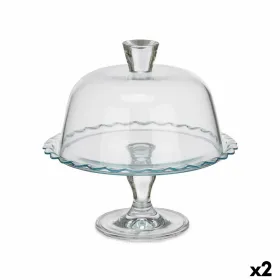 Lunch box Pasabahce Transparent Glass 26 x 26 x 26 cm (2 Units)