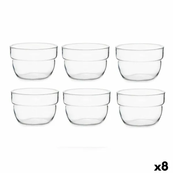 Набор мисок Pasabahce Motto Прозрачный Cтекло 200 ml 29,7 x 6 x 16 cm (8 штук)
