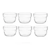 Set of bowls Pasabahce Motto Transparent Glass 200 ml 29,7 x 6 x 16 cm (8 Units)