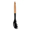 Ложка для пасты Kinvara Чёрный Натуральный Деревянный Пластик 6 x 33,5 x 6 cm 6 x 33,5 cm (12 штук)