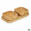 Rinkinys užkandžiams Kinvara Ruda Bambukas 23 x 4,5 x 11 cm 23 x 5,3 x 11 cm (12 vnt.)