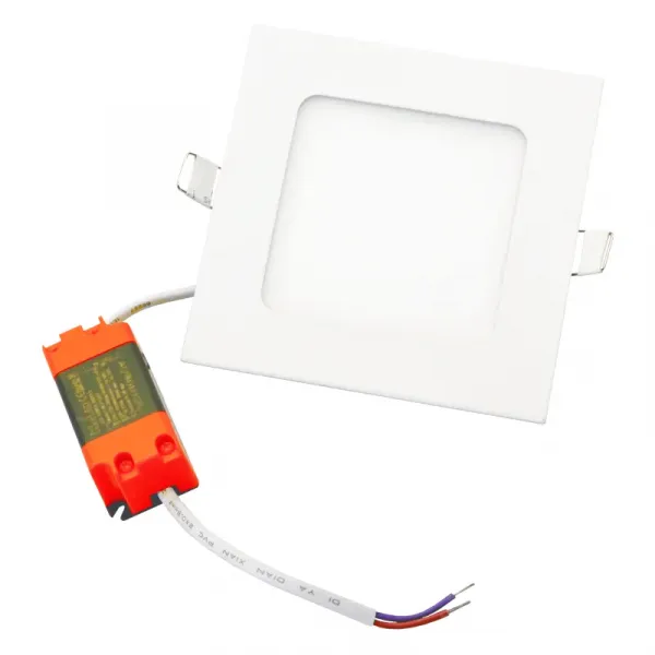 Recessed square LED luminaire "VESTA" 3W